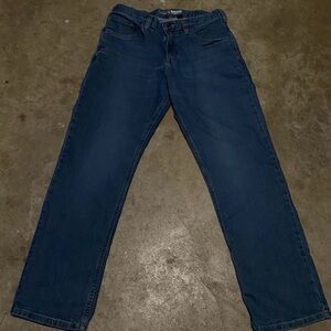 Carhartt Men's Dark Blue Straight Jeans